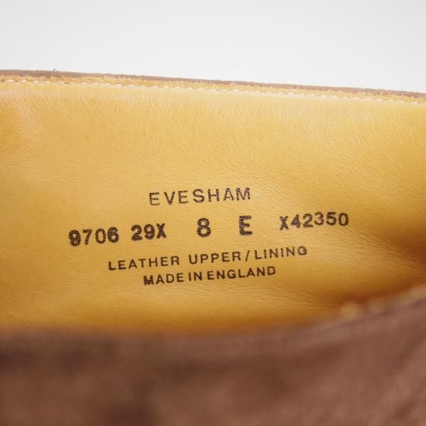美品★クロケット&ジョーンズ 8E【ダイナイトソール★バーニーズNY別注/EVESHAM】チャッカブーツ/スエード/BARNEYS/Crockett&Jones★d220