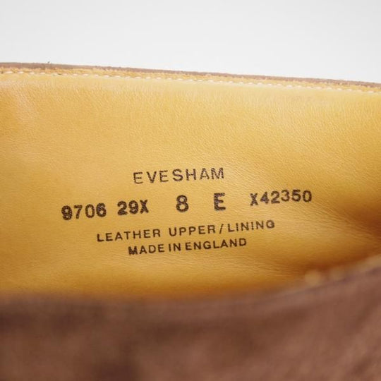 美品★クロケット&ジョーンズ 8E【ダイナイトソール★バーニーズNY別注/EVESHAM】チャッカブーツ/スエード/BARNEYS/Crockett&Jones★d220