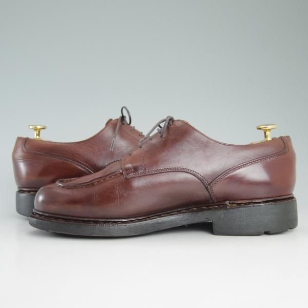 ★パラブーツ SIZE 7【★CHAMBORD/シャンボード】マロン/リスレザー/TEXソール/茶/Uチップ/カーフ/メンズ/Paraboot★d224