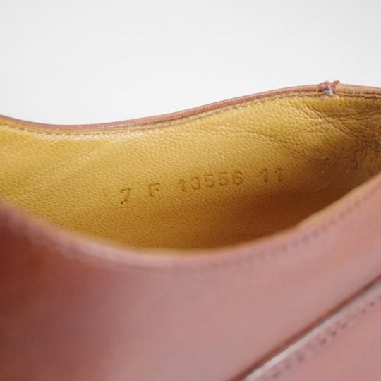 ★パラブーツ SIZE 7【★CHAMBORD/シャンボード】マロン/リスレザー/TEXソール/茶/Uチップ/カーフ/メンズ/Paraboot★d224