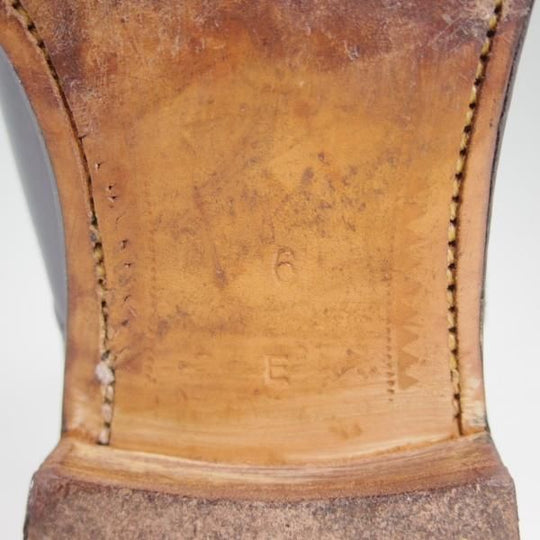 極上★ロイドフットウェア 6E【貴重★(英)テクニック社製/Lloyd Footwear】サイドエラスティック/カーフ/黒/メンズ/Technic★d229