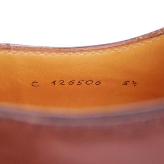 美品★(伊)タニノクリスチー SIZE 5.5【高額★ノルベジェーゼ製法】モンクストラップ/126506/カーフ/茶/メンズ/TANINO CRISCI★d230