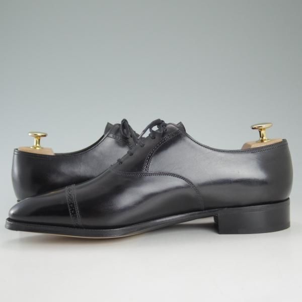 未使用★ジョンロブ 7D【定価￥248,400-★フィリップ2/7000ラスト】Philip�U/パンチドキャップトゥ/カーフ/黒/JOHN LOBB★d233