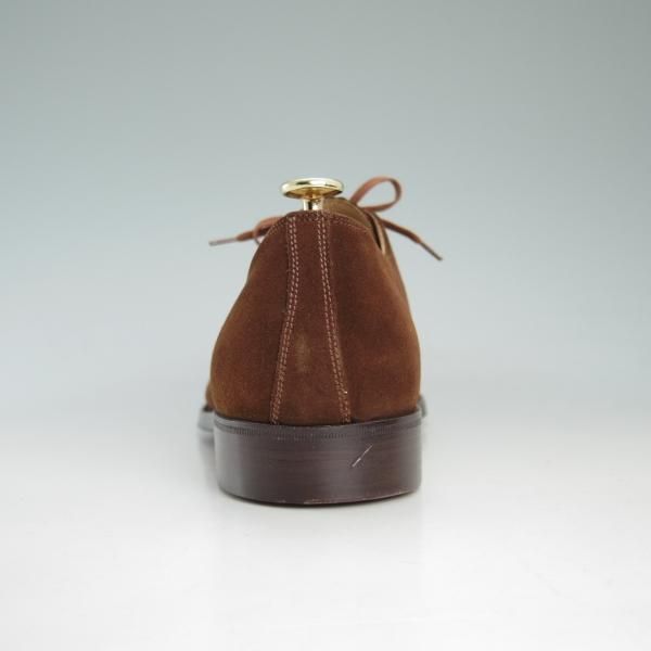 【希少美品】 EDWARD GREEN YORKスエード ラスト ブラウン 茶 未使用☆エドワードグリーン 9.5E【貴重☆70's前後/MADE BY ロゴ/旧