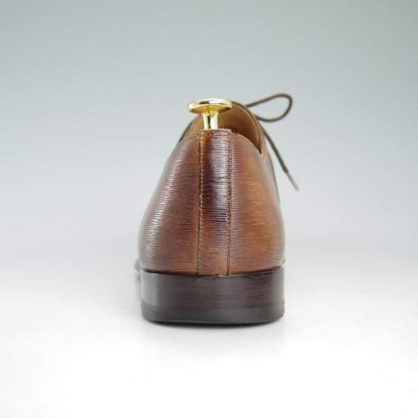 極美品★(スペイン製)マグナーニ 43【★ボロネーゼ製法/プレーントゥ/コンビ仕様】茶/カーフ/メンズ/MAGNANNI★d236