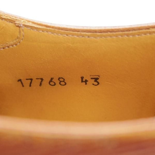 極美品★(スペイン製)マグナーニ 43【★ボロネーゼ製法/プレーントゥ/コンビ仕様】茶/カーフ/メンズ/MAGNANNI★d236