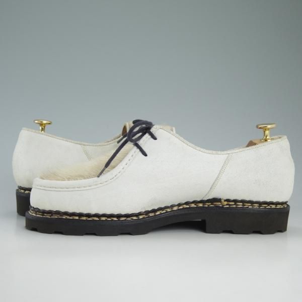 ほぼ未使用★パラブーツ SIZE 43【貴重★フォック仕様/MICHAEL/ミカエル/BEAMS別注】スエード/白/ビームス/Paraboot★d238