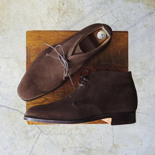 新品★(英)チーニー 6.5F【★ポールスミス別注/Paul Smith】3888ラスト/スエード/チャッカブーツ/茶/メンズ/CHEANEY★d240