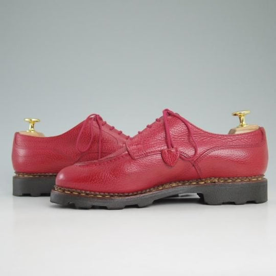 極上★パラブーツ(レディース) SIZE 4【★シャンボード風モデル/CHAMBORD】Uチップ/グレインレザー/赤/Paraboot★d241