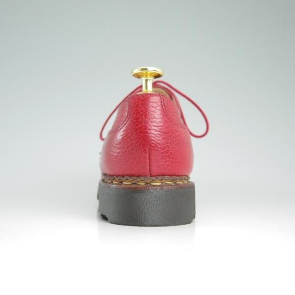 極上★パラブーツ(レディース) SIZE 4【★シャンボード風モデル/CHAMBORD】Uチップ/グレインレザー/赤/Paraboot★d241
