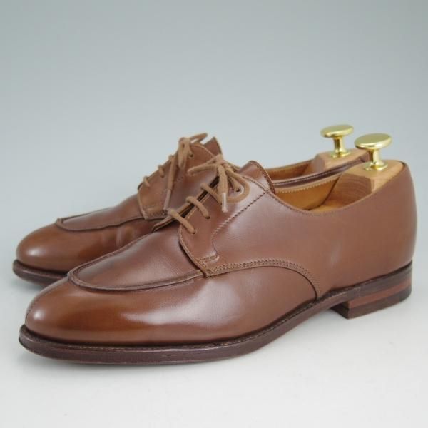 極上★クロケット&ジョーンズ(レディース) 4C【★ロイドフットウェア別注/LloydFootwear】Uチップ/茶/カーフ/Crockett&Jones★d242