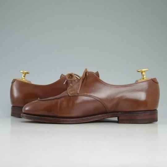 極上★クロケット&ジョーンズ(レディース) 4C【★ロイドフットウェア別注/LloydFootwear】Uチップ/茶/カーフ/Crockett&Jones★d242