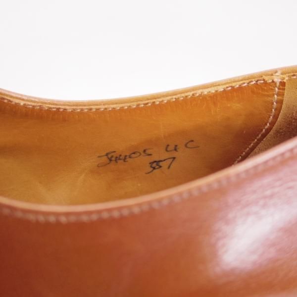 極上★クロケット&ジョーンズ(レディース) 4C【★ロイドフットウェア別注/LloydFootwear】Uチップ/茶/カーフ/Crockett&Jones★d242
