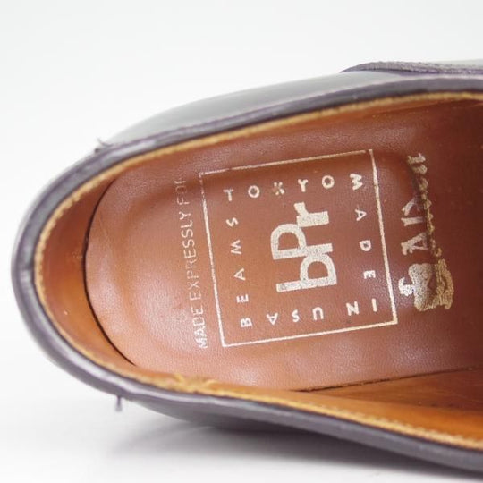 美品★オールデン 8D【貴重★コードバン仕様/サドルシューズ/BEAMS plus別注】99292C/ビームス/プレーントゥ/ハーフコマンド/Alden★d246