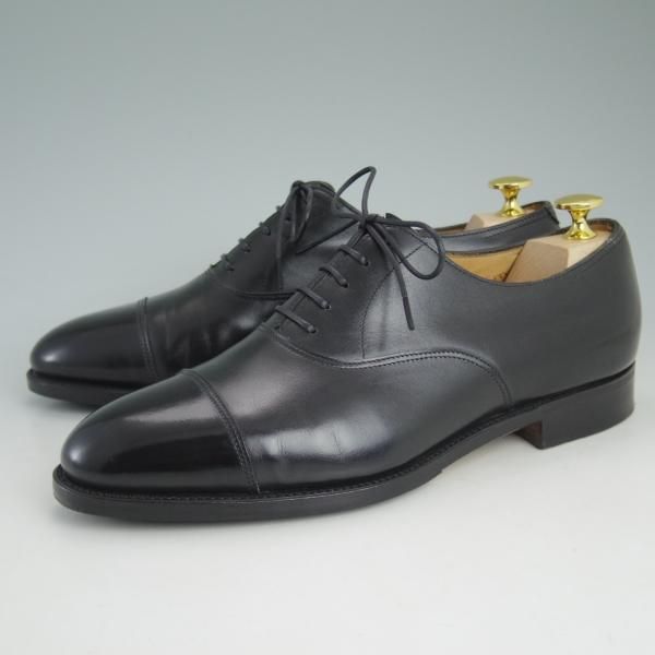 美品★ジョンロブ 6.5E【貴重★8695ラストのシティ/CITY】ストレートチップ/黒/カーフ/JOHN LOBB★d247