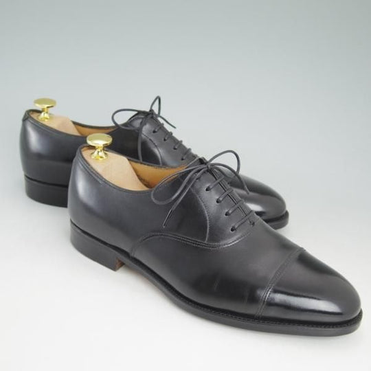 美品★ジョンロブ 6.5E【貴重★8695ラストのシティ/CITY】ストレートチップ/黒/カーフ/JOHN LOBB★d247