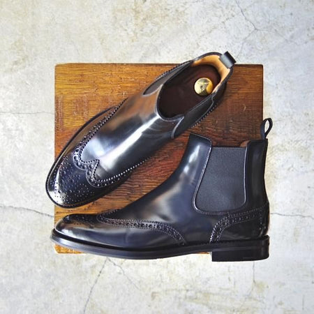 美品★チャーチ(レディース) SIZE 37【定価￥95,040-★KETSBY WG/ケッツビー】黒/サイドゴアブーツ/Church's★d251