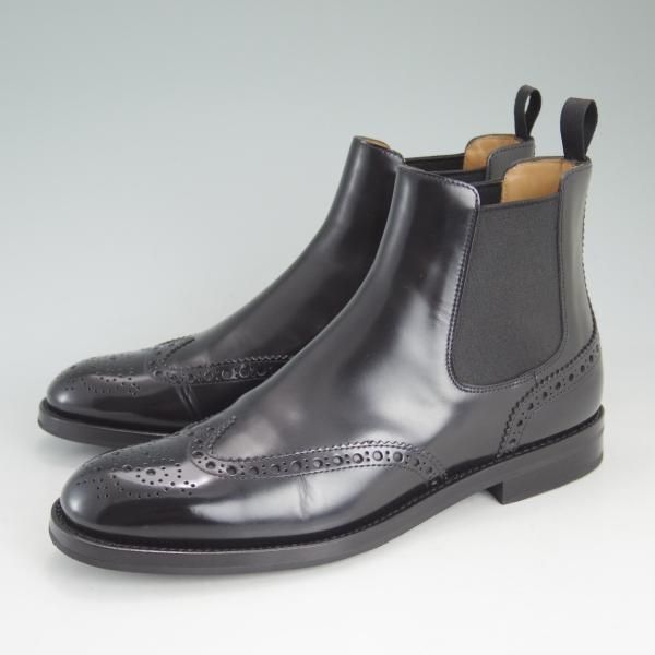 美品★チャーチ(レディース) SIZE 37【定価￥95,040-★KETSBY WG/ケッツビー】黒/サイドゴアブーツ/Church's★d251