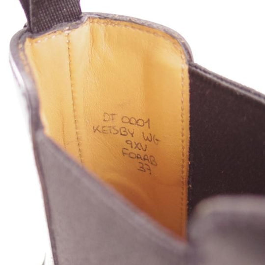 美品★チャーチ(レディース) SIZE 37【定価￥95,040-★KETSBY WG/ケッツビー】黒/サイドゴアブーツ/Church's★d251