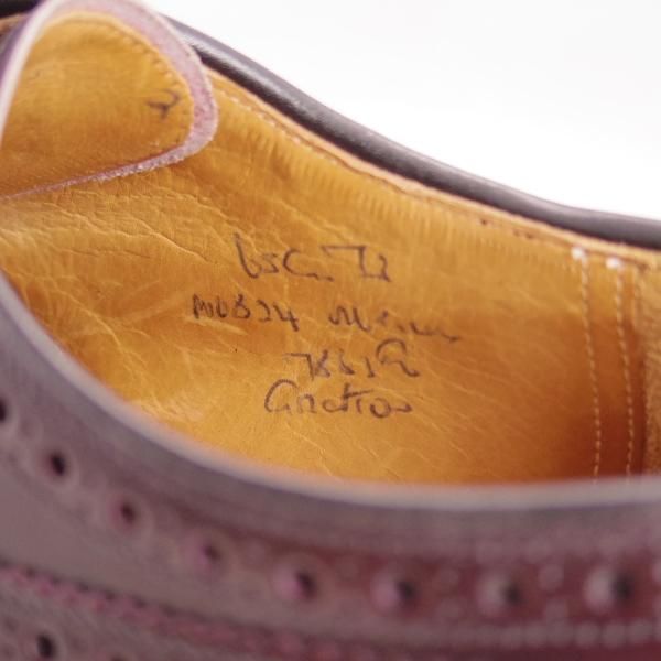 美品☆チャーチ 65G/UK6.5【☆旧チャーチ/73ラスト/GRAFTON/グラフトン