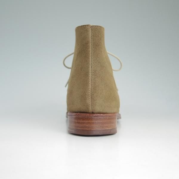 極美品★クロケット&ジョーンズ 5E【★ビームスF別注/BEAMS F】BAYSWATER/チャッカブーツ/薄茶/スエード/メンズ/Crockett&Jones★d255