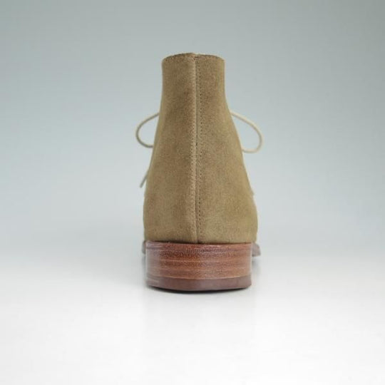 極美品★クロケット&ジョーンズ 5E【★ビームスF別注/BEAMS F】BAYSWATER/チャッカブーツ/薄茶/スエード/メンズ/Crockett&Jones★d255