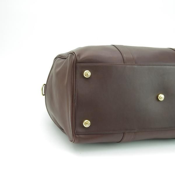極美品★コーチ/COACH【高額★レザー/ボストンバッグ】ショルダーストラップ付/メンズ ビジネス バッグ/茶★N5299