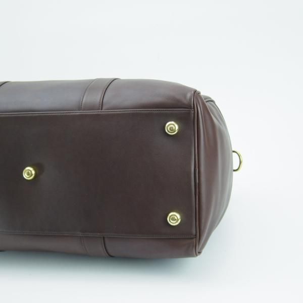 極美品★コーチ/COACH【高額★レザー/ボストンバッグ】ショルダーストラップ付/メンズ ビジネス バッグ/茶★N5299