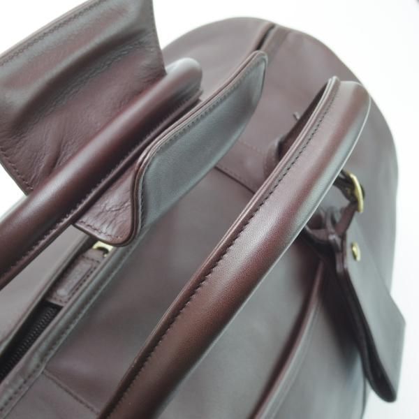 極美品★コーチ/COACH【高額★レザー/ボストンバッグ】ショルダーストラップ付/メンズ ビジネス バッグ/茶★N5299