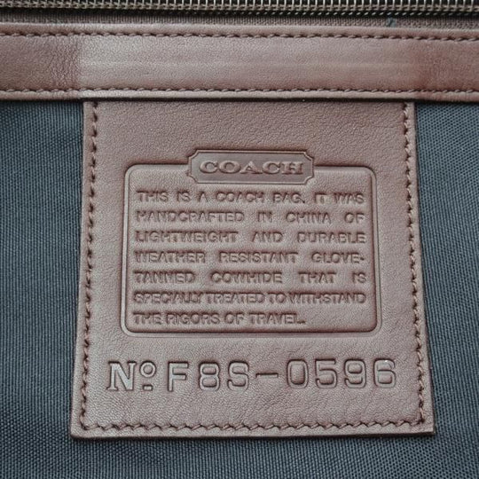 極美品★コーチ/COACH【高額★レザー/ボストンバッグ】ショルダーストラップ付/メンズ ビジネス バッグ/茶★N5299