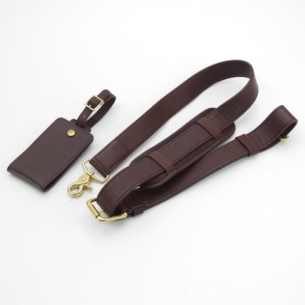 極美品★コーチ/COACH【高額★レザー/ボストンバッグ】ショルダーストラップ付/メンズ ビジネス バッグ/茶★N5299