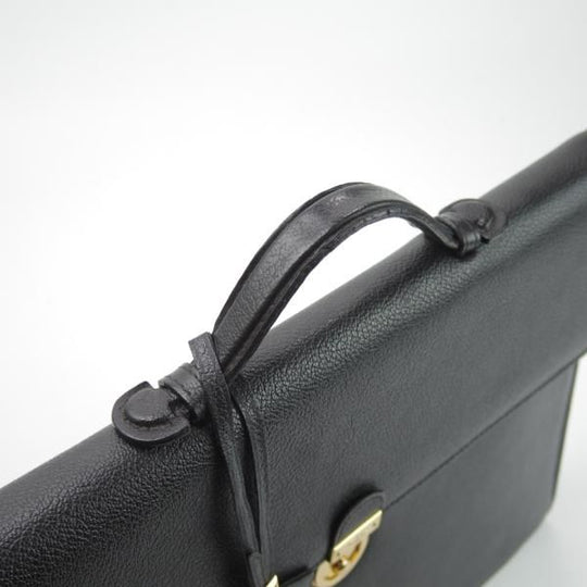 極上★(伊)サルヴァトーレ・フェラガモ/Ferragamo【★レザー ブリーフケース】黒/メンズ ビジネス バッグ/Salvatore★N5301