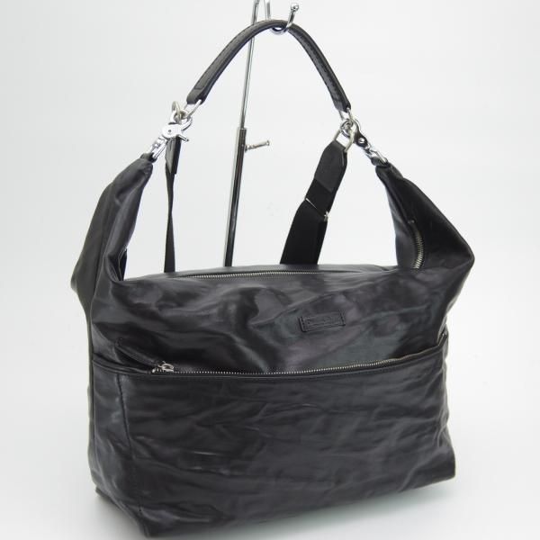 美品★(伊)ダニエル&ボブ【定番★ジャスミン/JASMINE/ロディ/RODI】メンズ レザー ショルダー バッグ/ワンショルダー/黒/Daniel&Bob★N5303