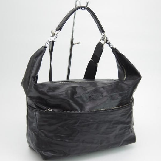 美品★(伊)ダニエル&ボブ【定番★ジャスミン/JASMINE/ロディ/RODI】メンズ レザー ショルダー バッグ/ワンショルダー/黒/Daniel&Bob★N5303