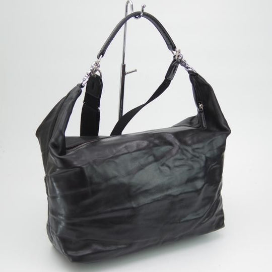 美品★(伊)ダニエル&ボブ【定番★ジャスミン/JASMINE/ロディ/RODI】メンズ レザー ショルダー バッグ/ワンショルダー/黒/Daniel&Bob★N5303