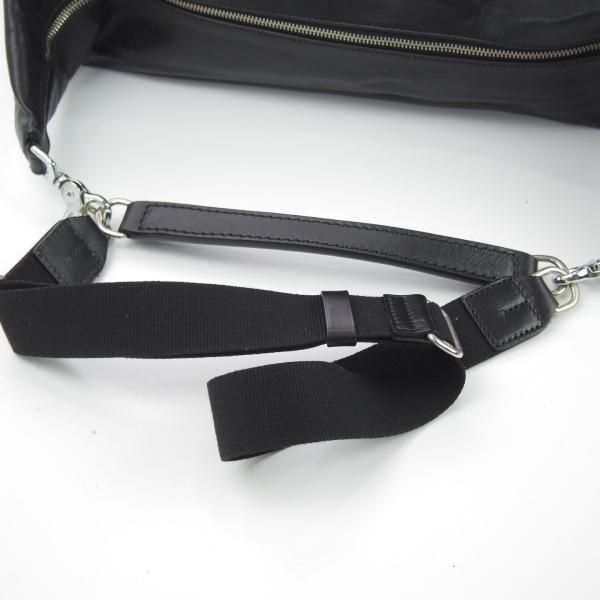 美品★(伊)ダニエル&ボブ【定番★ジャスミン/JASMINE/ロディ/RODI】メンズ レザー ショルダー バッグ/ワンショルダー/黒/Daniel&Bob★N5303