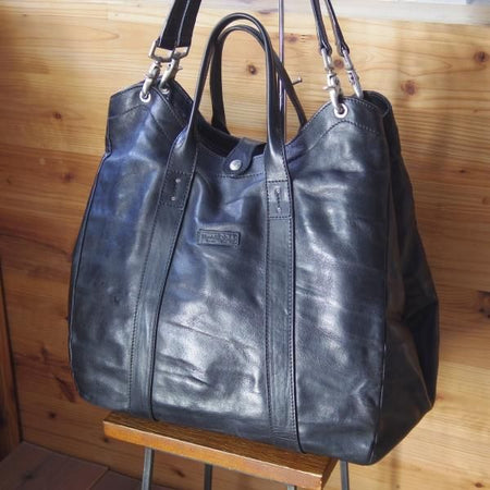 極上★(伊)ダニエル&ボブ【定価￥105,840-★クロドーロ/ロディ/2WAY CULODORO RODI 】メンズ レザー トート バッグ/黒/Daniel&Bob★N5304