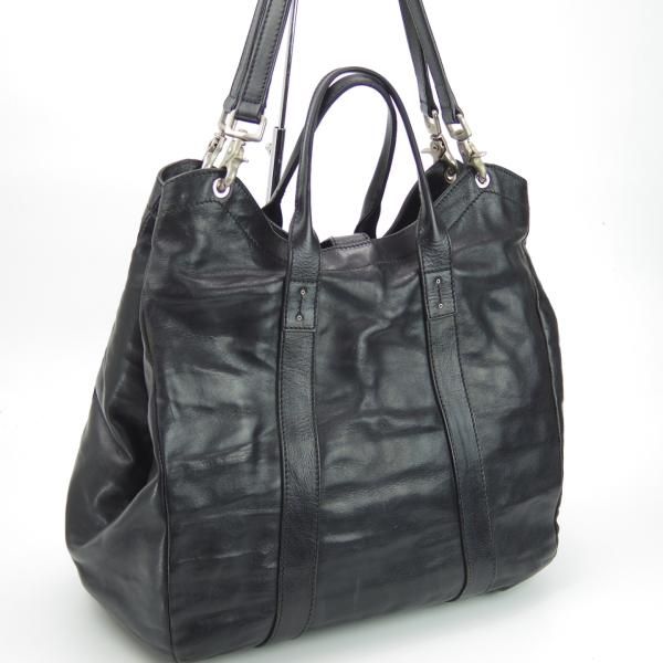 極上★(伊)ダニエル&ボブ【定価￥105,840-★クロドーロ/ロディ/2WAY CULODORO RODI 】メンズ レザー トート バッグ/黒/Daniel&Bob★N5304