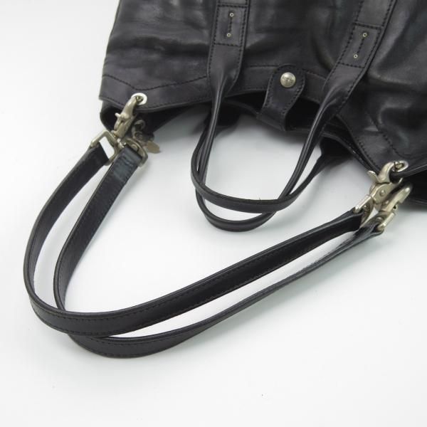 極上★(伊)ダニエル&ボブ【定価￥105,840-★クロドーロ/ロディ/2WAY CULODORO RODI 】メンズ レザー トート バッグ/黒/Daniel&Bob★N5304
