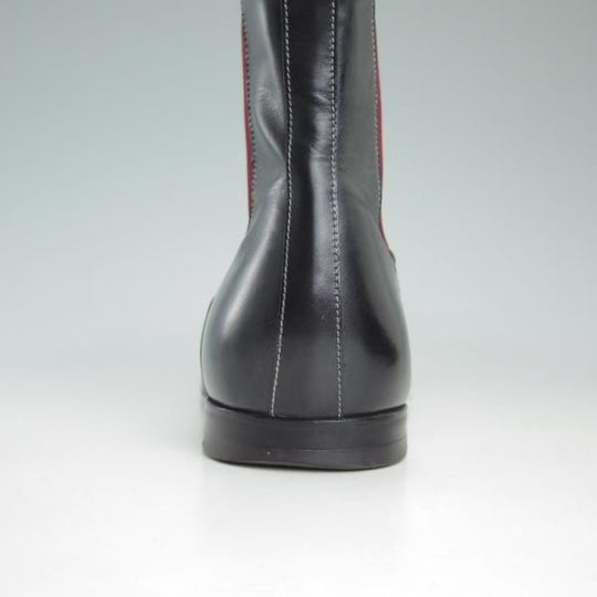 美品★(伊)サントーニ SIZE 5【定価10万円程度★サイドゴアブーツ】カーフ/黒/メンズ/Santoni★d256
