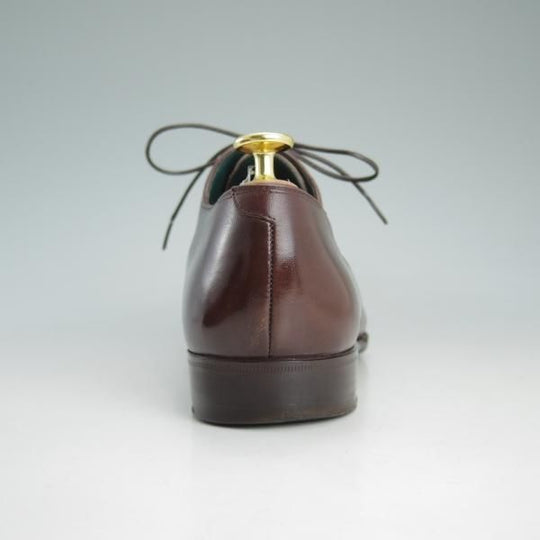 ★(仏)オーベルシー SIZE 6【定価15万円以上★セミブローグ】カーフ/茶/メンズ/AUBERCY★d258