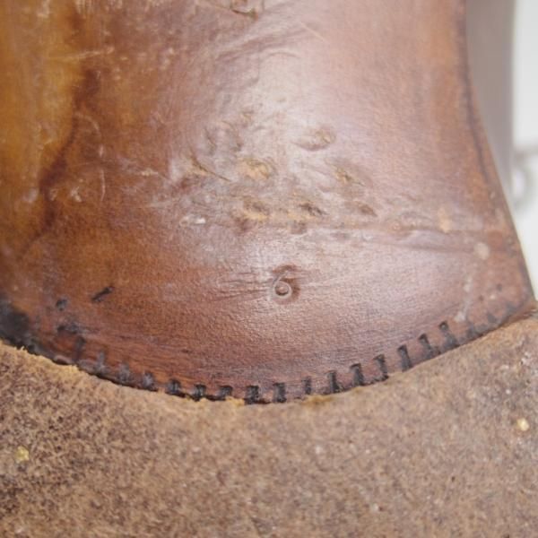 ★(仏)オーベルシー SIZE 6【定価15万円以上★セミブローグ】カーフ/茶/メンズ/AUBERCY★d258