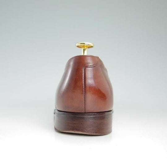 極上★クロケット&ジョーンズ UK7.5/US8E【★ラルフローレン別注/Ralph Lauren】スリッポン/茶/メンズ/靴/シューズ/Crockett&Jones★d264