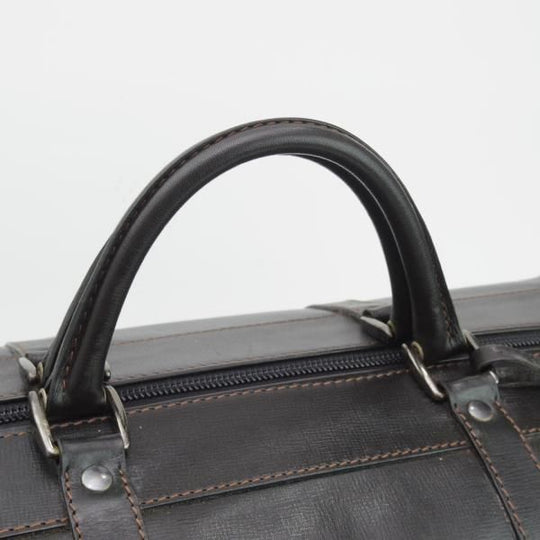 極上★(英)ダンヒル/dunhill【定価10万円以上★ボストンバッグ/黒】メンズ ビジネス レザー バッグ★N5307