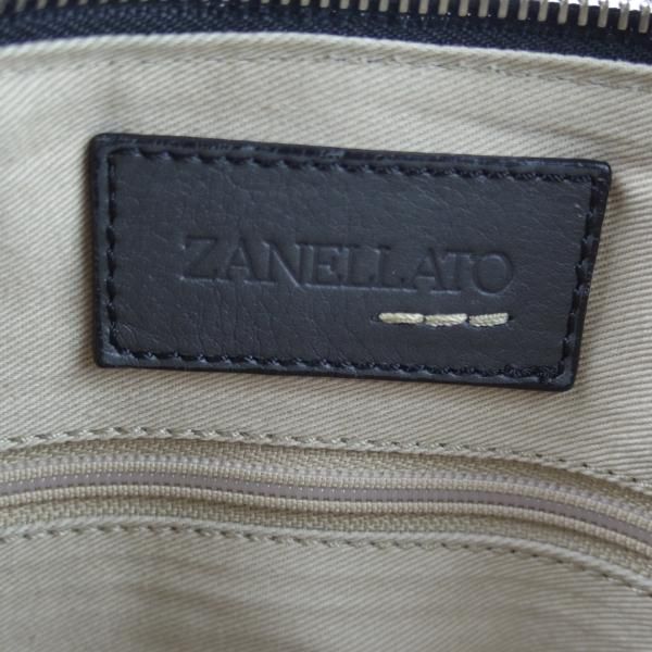 極上★(伊)ザネラート/ZANELLATO【高額★レザー/ボストンバッグ】灰/グレー/ビジネス バッグ/トートバッグ/メンズ&レディース★N5308