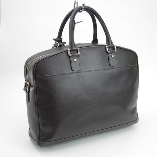 ★(伊)SERAPIAN/セラピアン【定価15万円以上★レザー ブリーフケース】濃茶/メンズ ビジネス バッグ★N5309