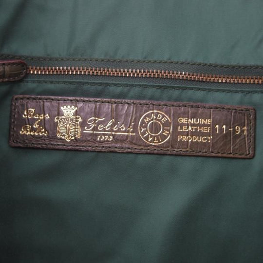 極上★フェリージ/Felisi【定価7.5万円★クロコ型押し/トートバッグ/11-91】レザー/トート バッグ/メンズ&レディース/ビジネス★N5310