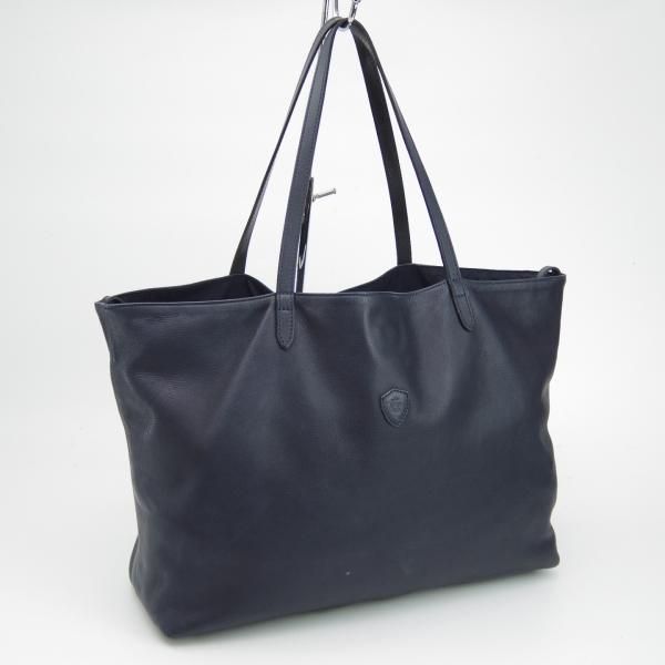 極上★フェリージ/Felisi【定価8万円以上★トートバッグ/15-20】レザー トート バッグ/ユニセックス/メンズ&レディース/紺/ビジネス★N5311