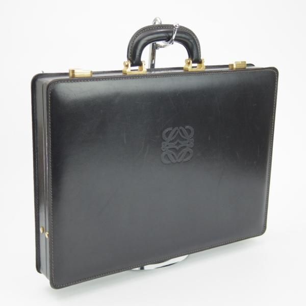 鑑定済み 正規品 ロエベ　LOEWE ビジネスバッグ　黒 LOEWE】ロエベ『ニュートレド ブリーフケース』メンズ ビジネス