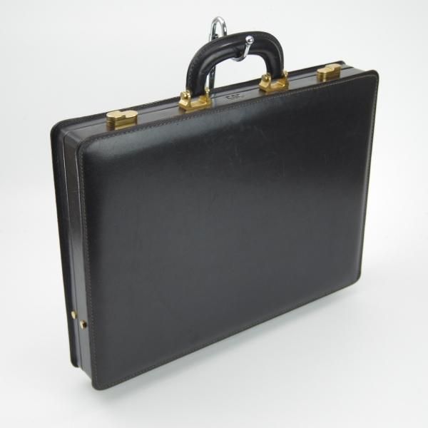★ロエベ/LOEWE【高額★アタッシュケース/黒】メンズ レザー ビジネス バッグ★N5312